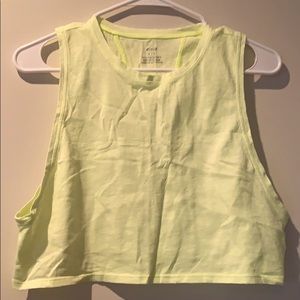 Cropped Workout Tank Top
